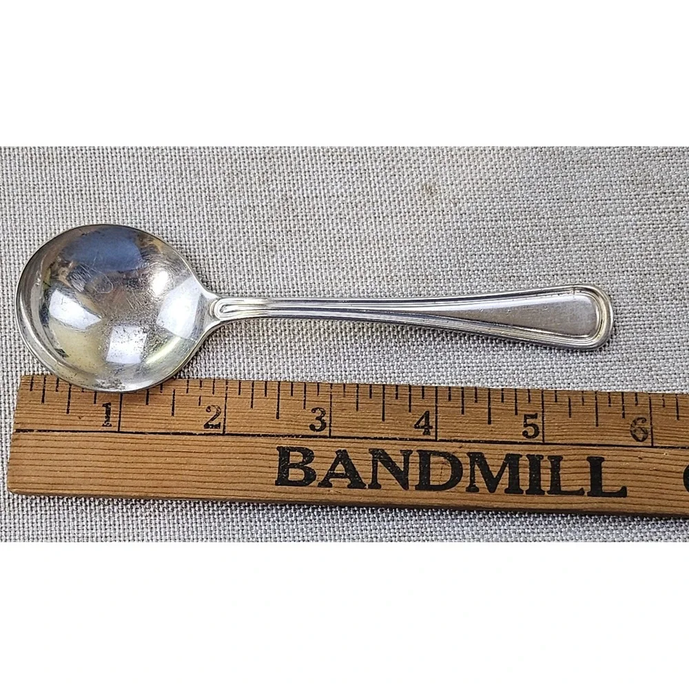 Oneida Wm A Rogers Hotel Plate Bouillon Spoons Set of 3 Silverplate 5.25